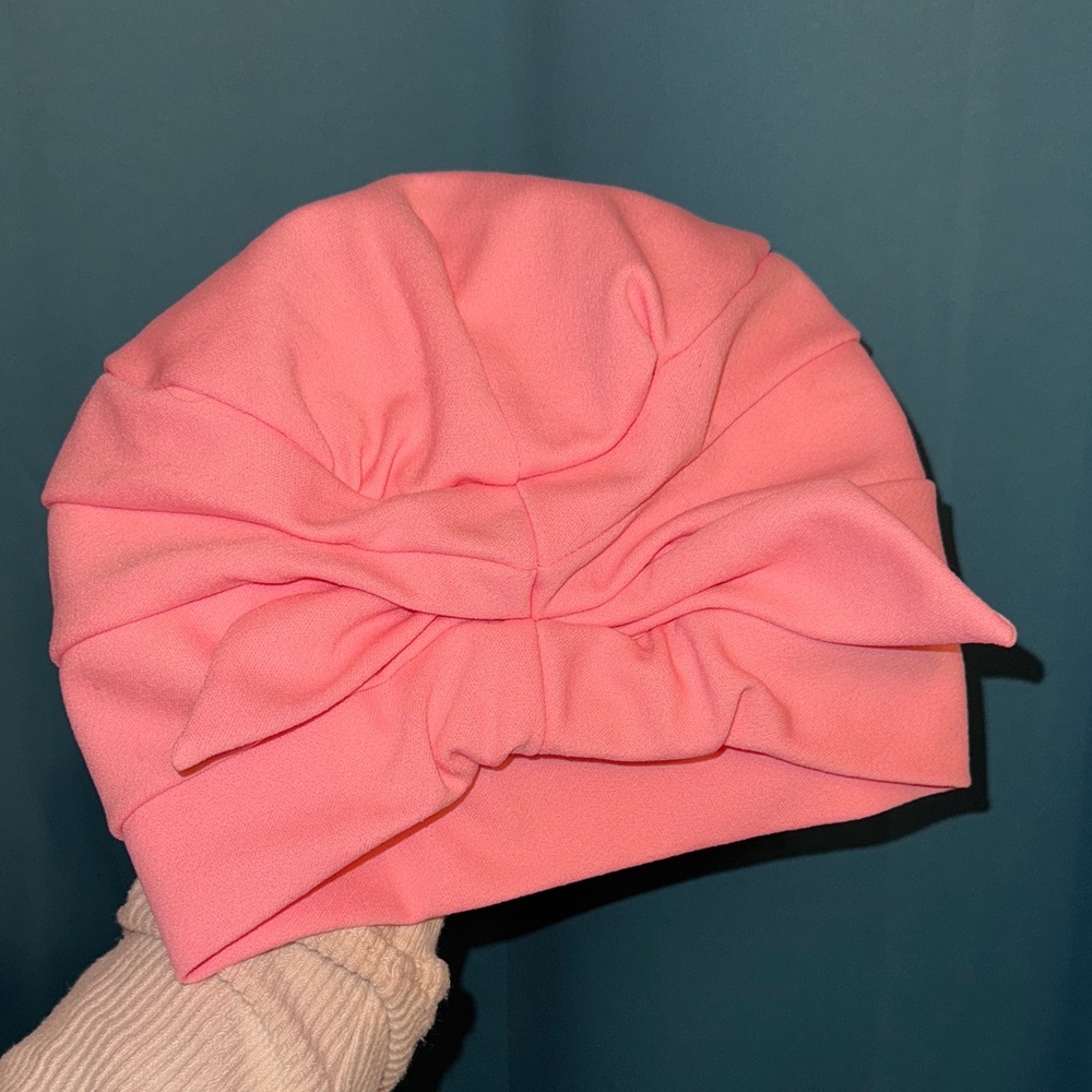 Vintage Pink Women’s Turban with bow